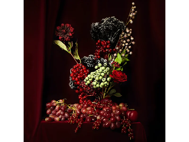 Tige d'Angélique Pailletée - Noir