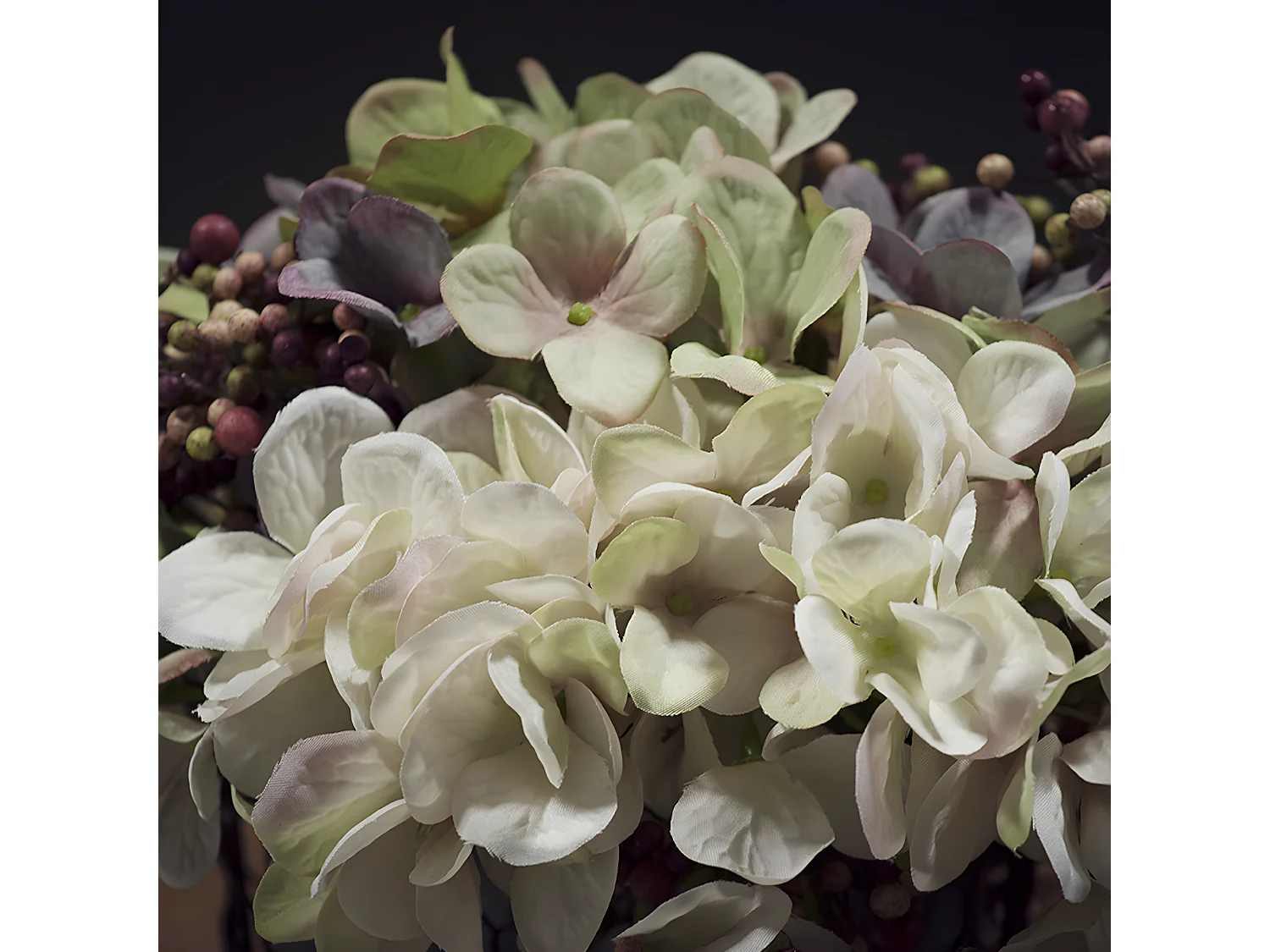 Tige d'Hortensia Anae - Rouge / 50 cm