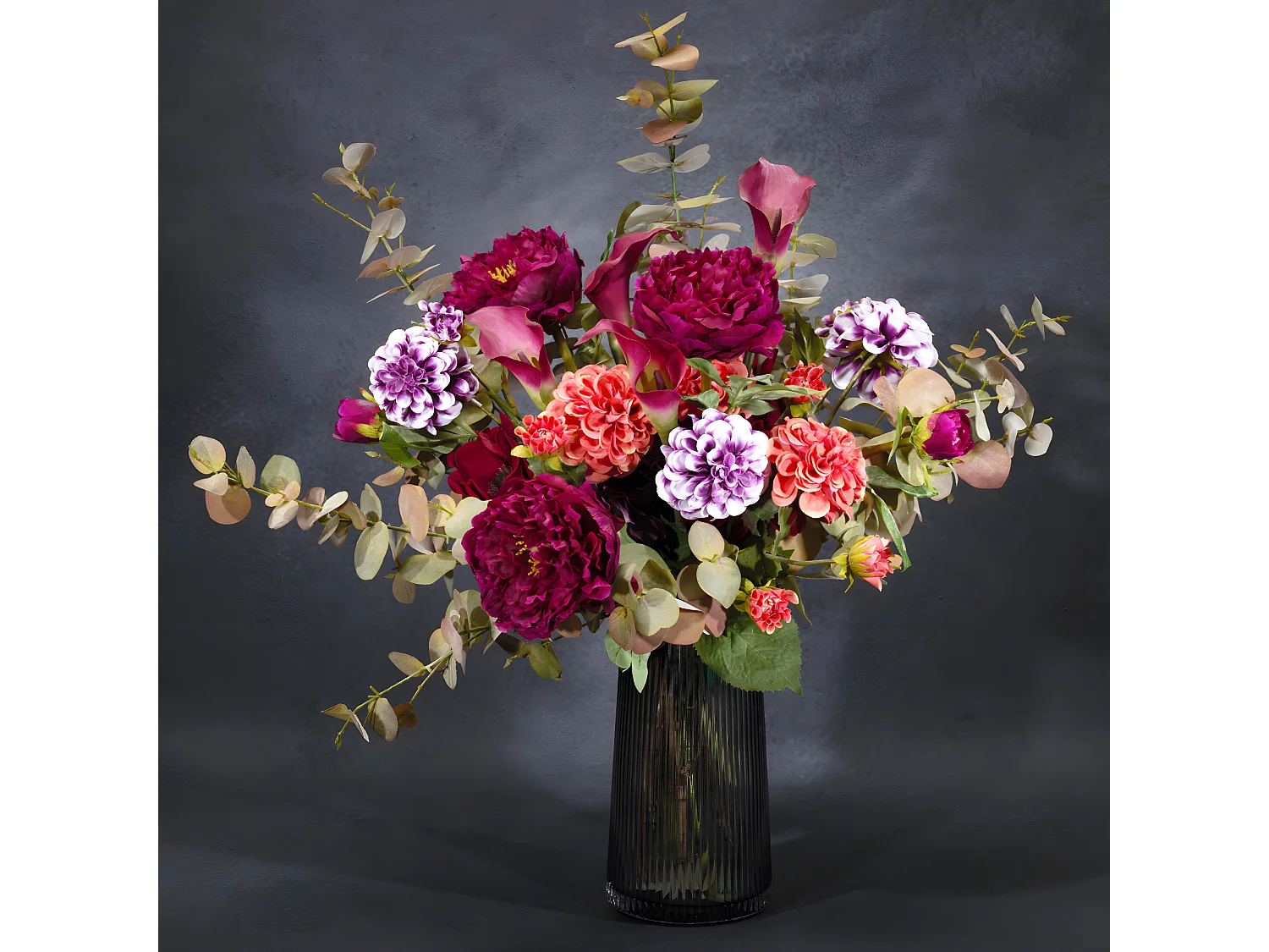 Tige de Pivoine Jardin - Fuchsia