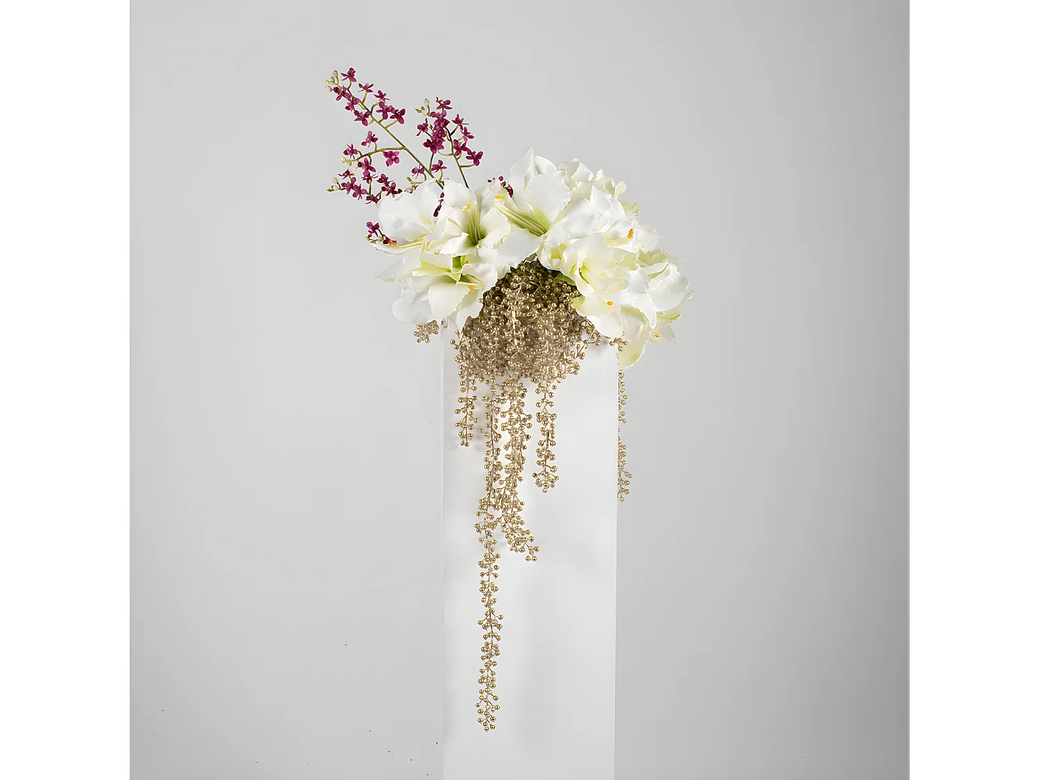 Tige d'Orchidée - Fuchsia / 57 cm