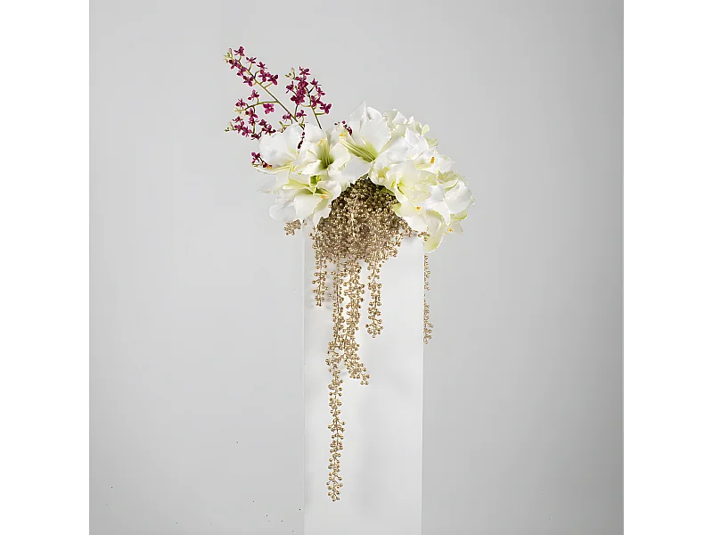 Tige d'Orchidée - Fuchsia / 57 cm