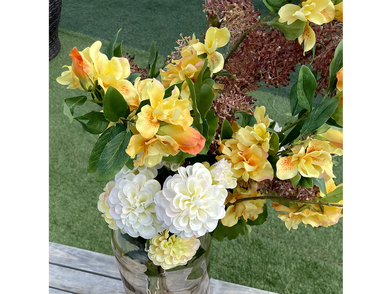 Tige de Dahlia Andreas - Rose / 50 cm