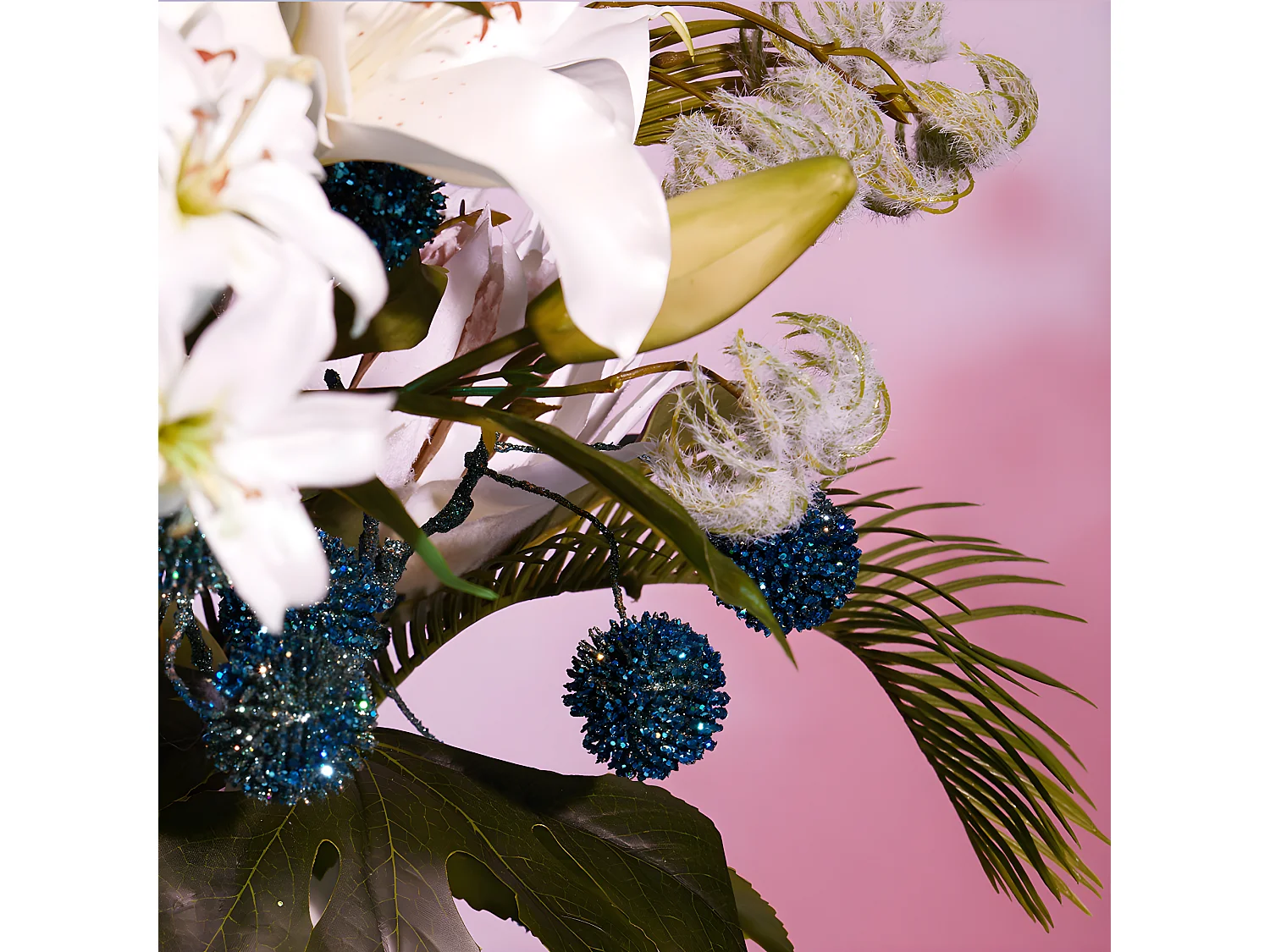 Branche de Pompons Pailletés Izia