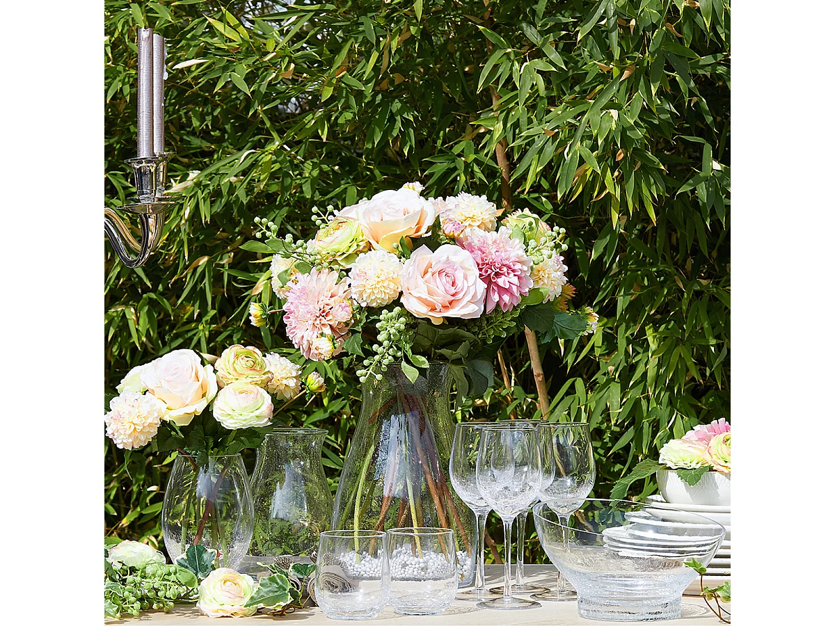 Photophore Alba - Transparent / 25 cm