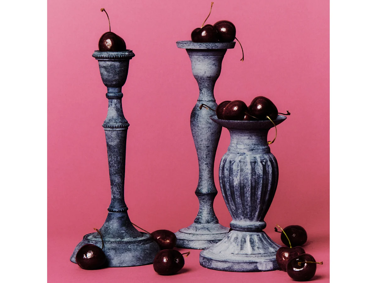 Bougeoir Aspen - Gris