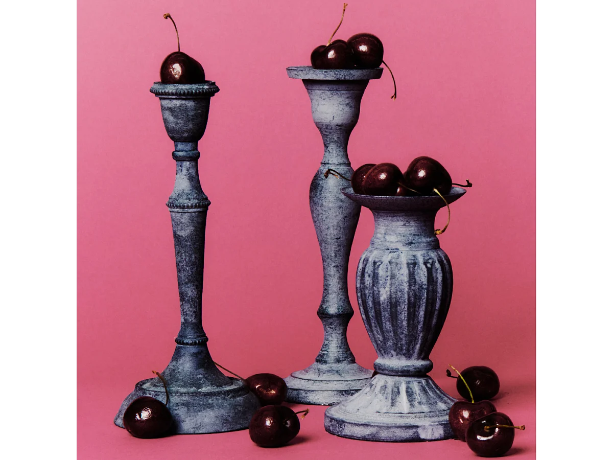 Bougeoir Aspen - Gris