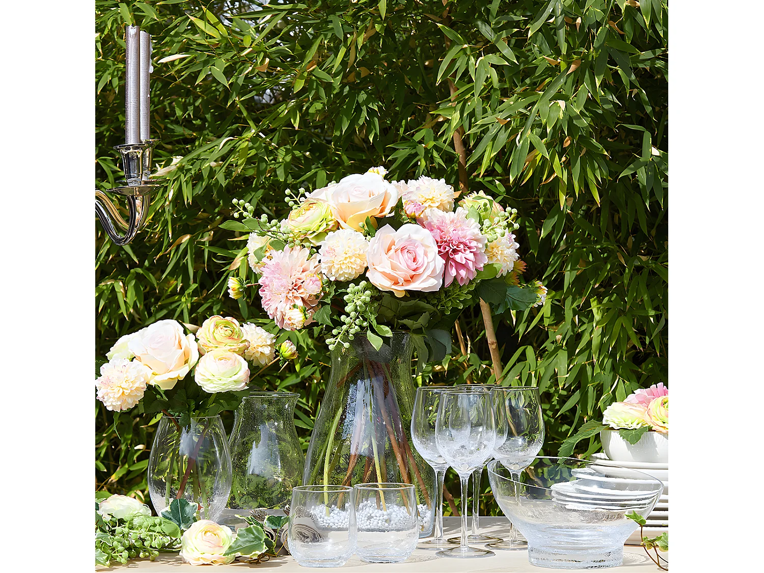 Photophore Alba - Transparent / 17 cm