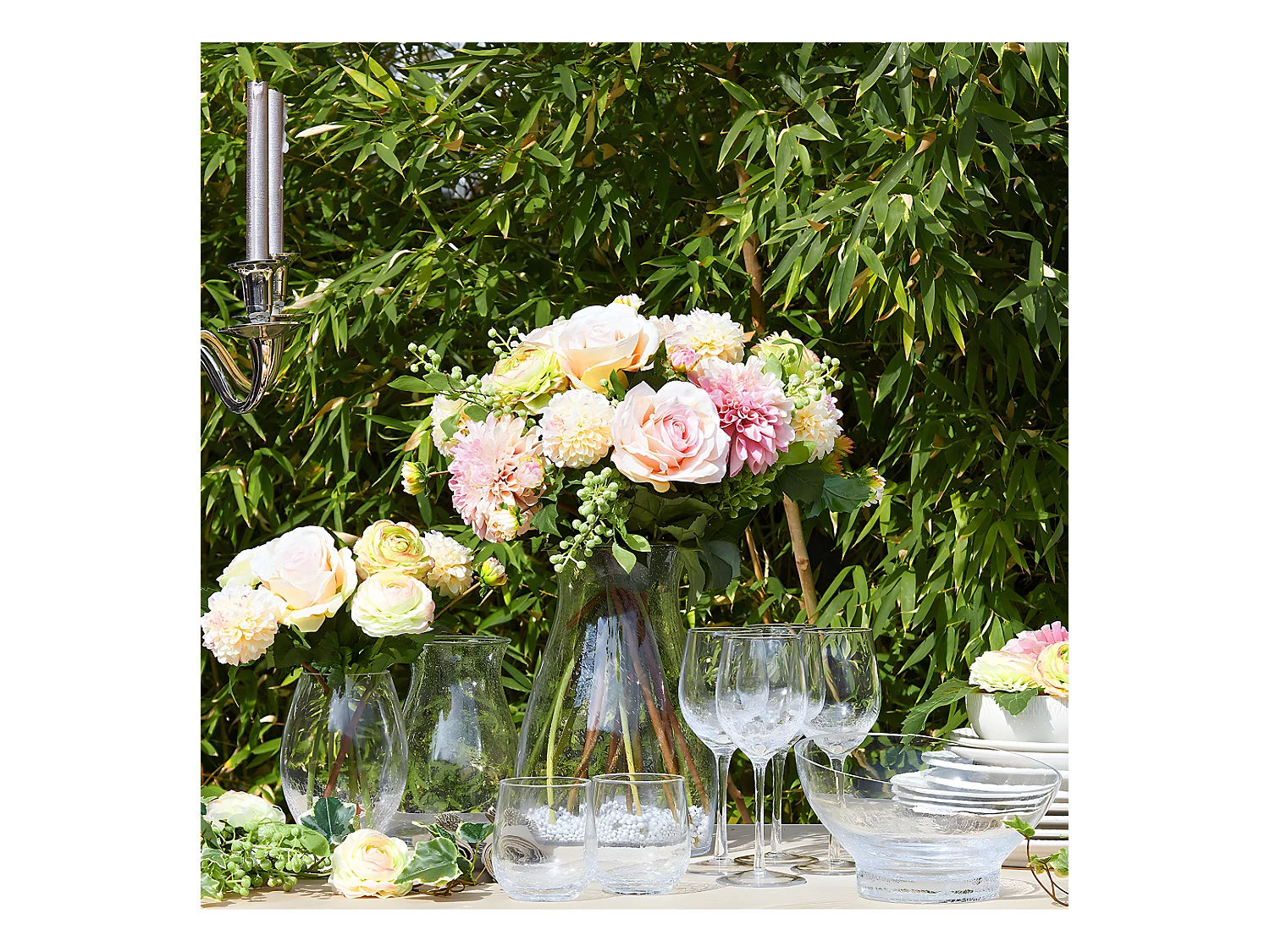 Photophore Alba - Transparent / 17 cm