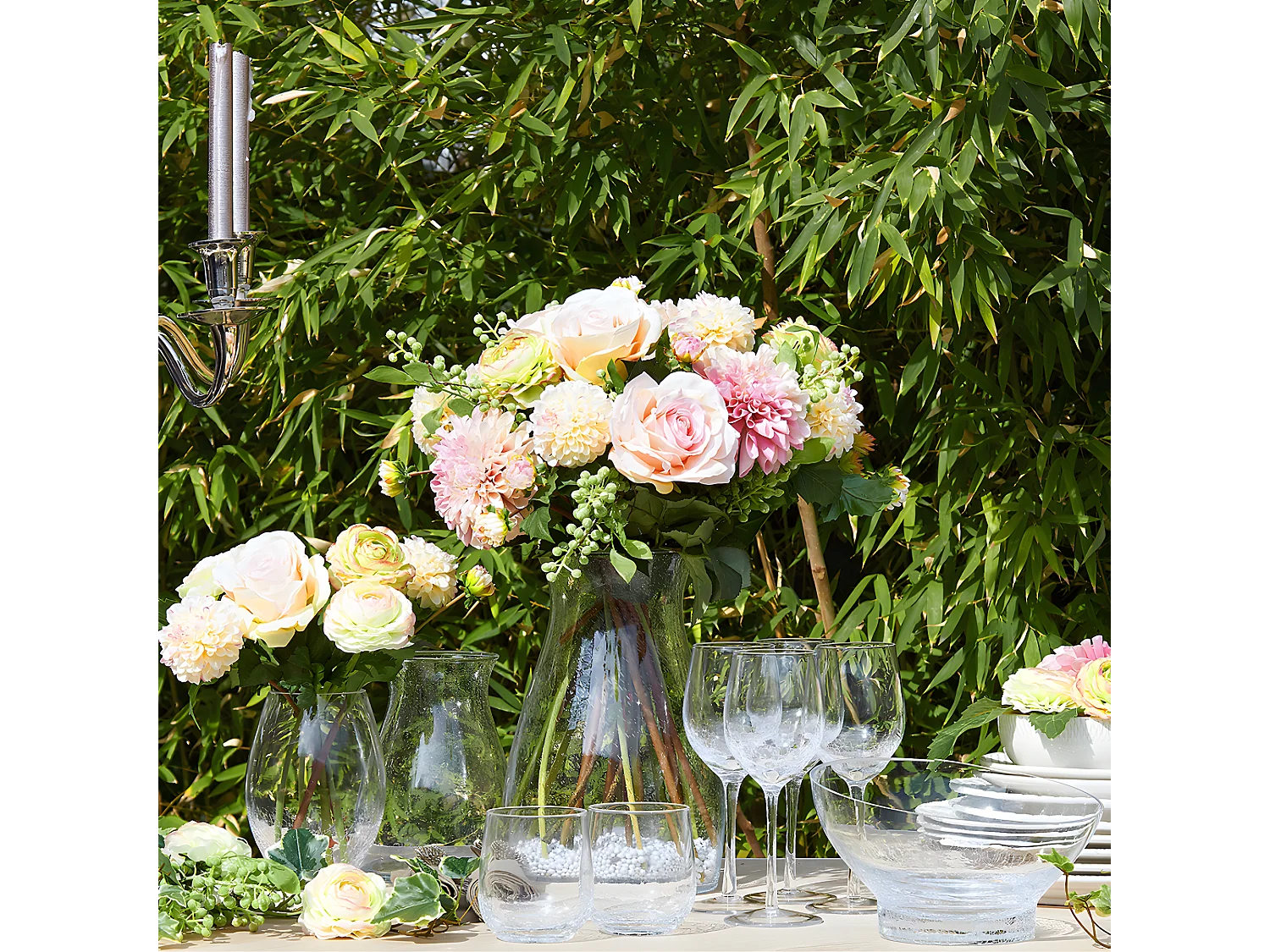 Photophore Alba - Transparent / 17 cm