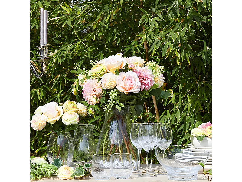 Photophore Alba - Transparent / 17 cm