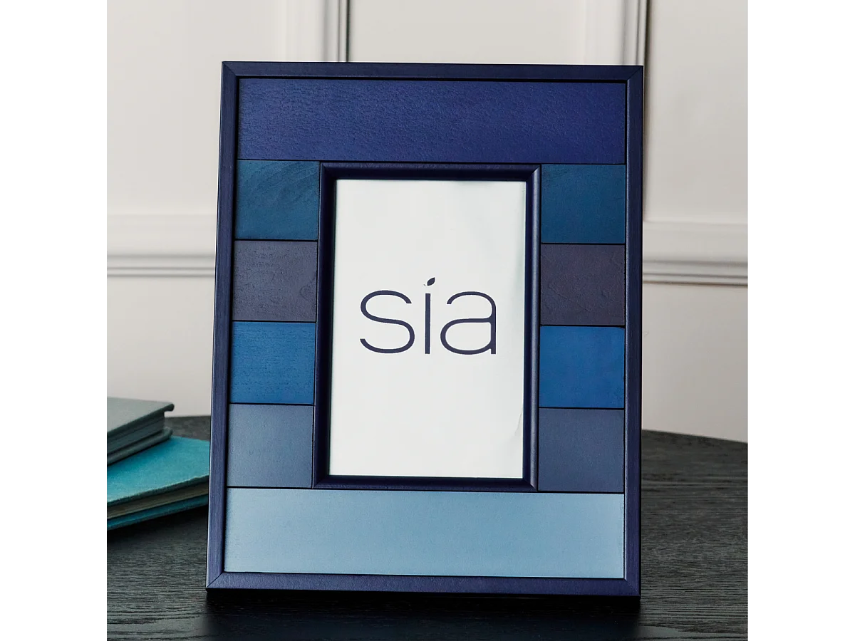 Cadre Photo Boston - Bleu