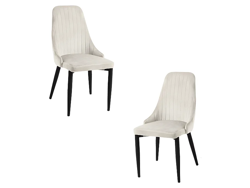 Packs Sillas Comedor - Pack 2 Sillas Kan Terciopelo - Beige