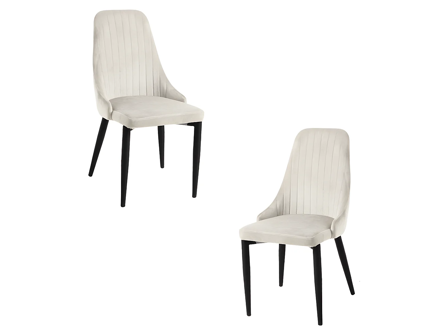 Packs Sillas Comedor - Pack 2 Sillas Kan Terciopelo - Beige