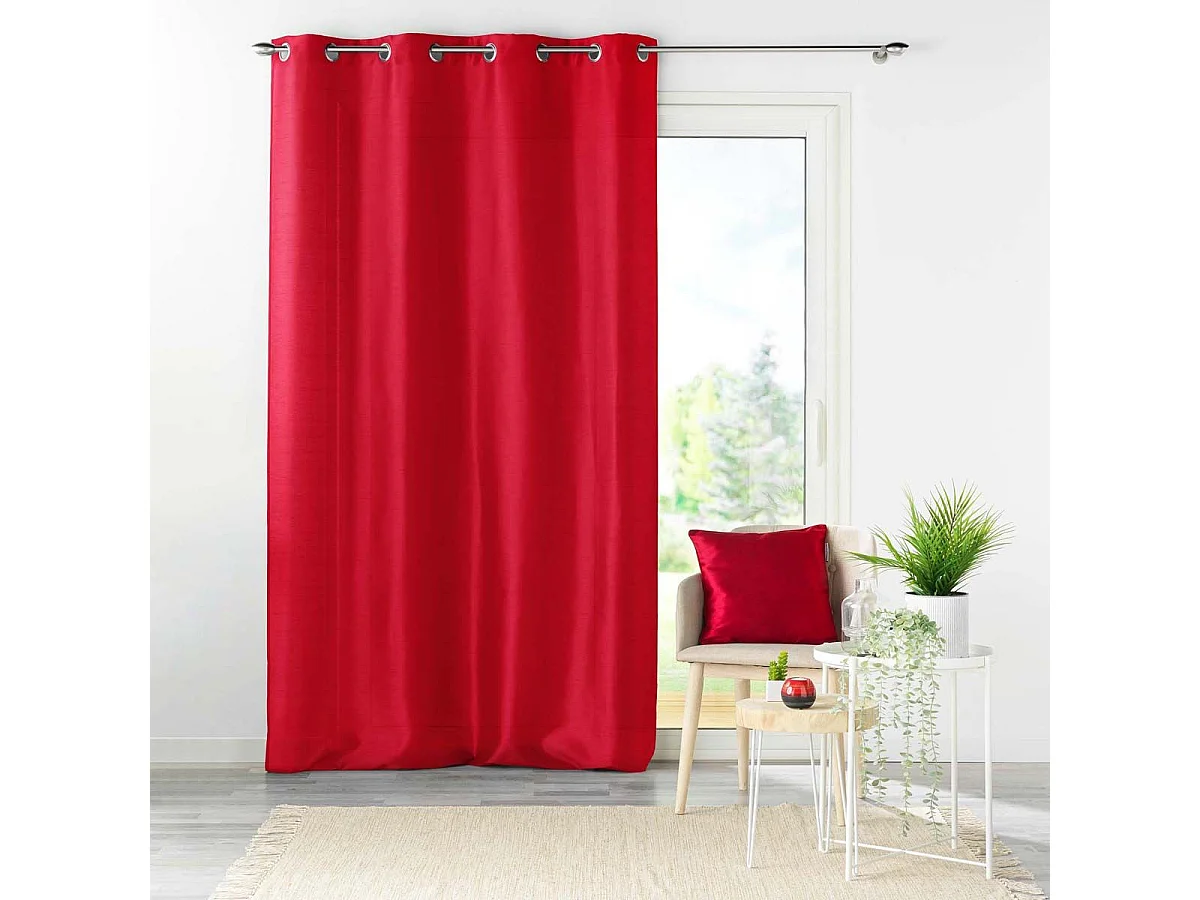 Housse de Coussin "Shana" 40x40cm Rouge