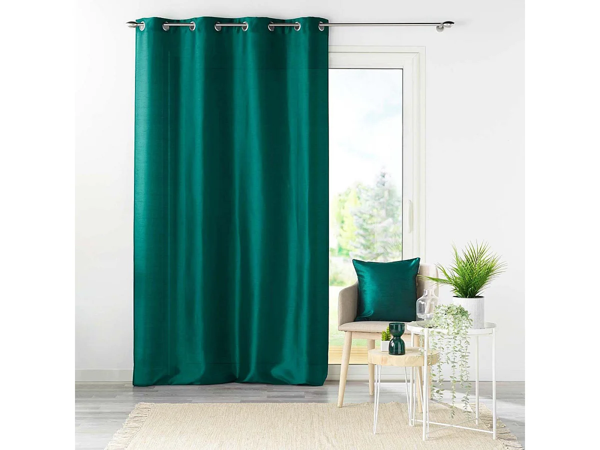 Housse de Coussin "Shana" 40x40cm Émeraude