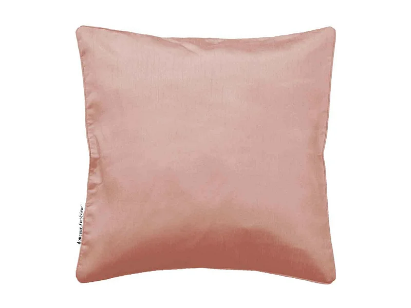 Housse de Coussin "Shana" 40x40cm Rose Poudré