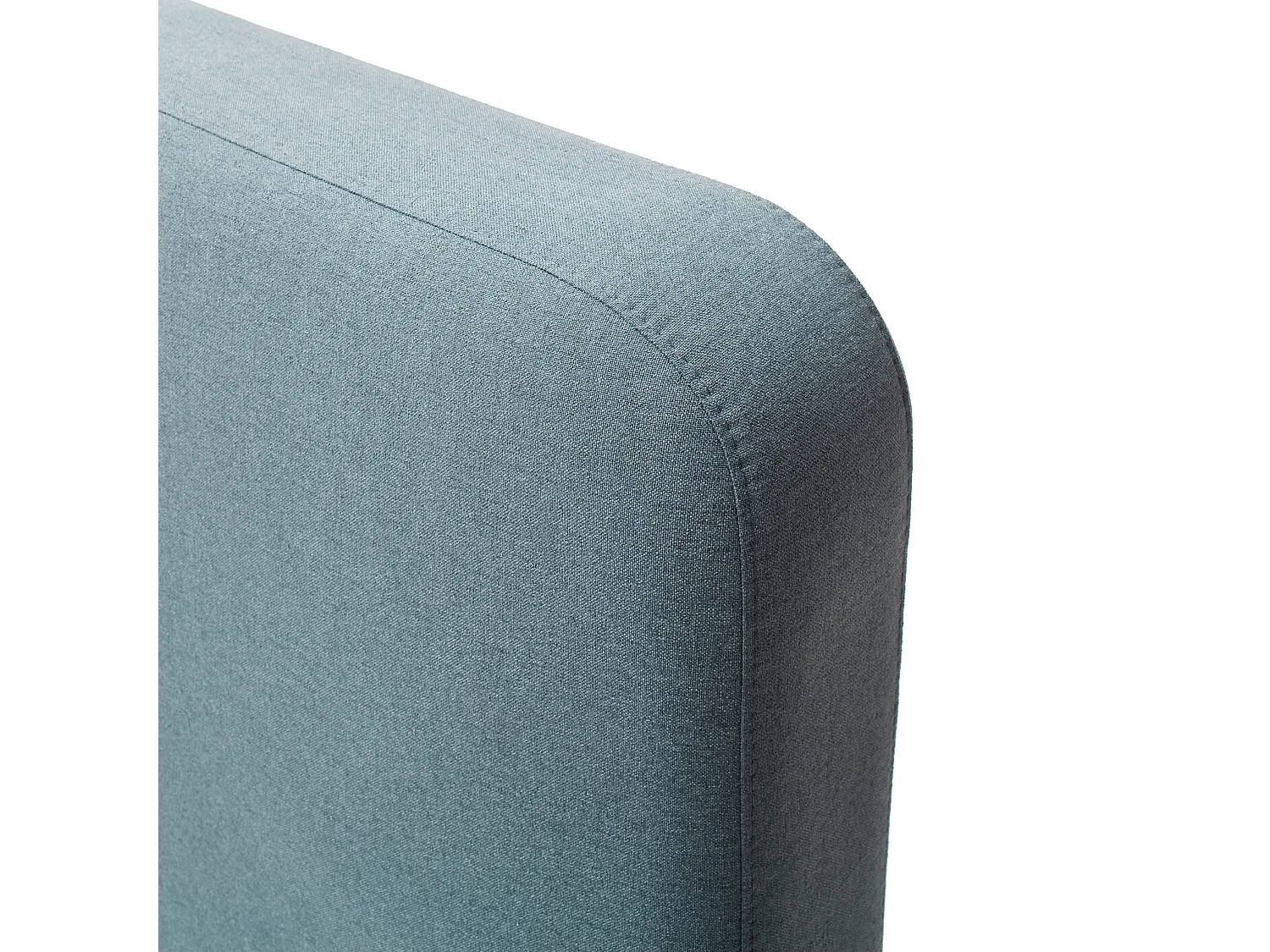 Lit scandinave en tissu rembourré bleu clair 140x200 - LT8001