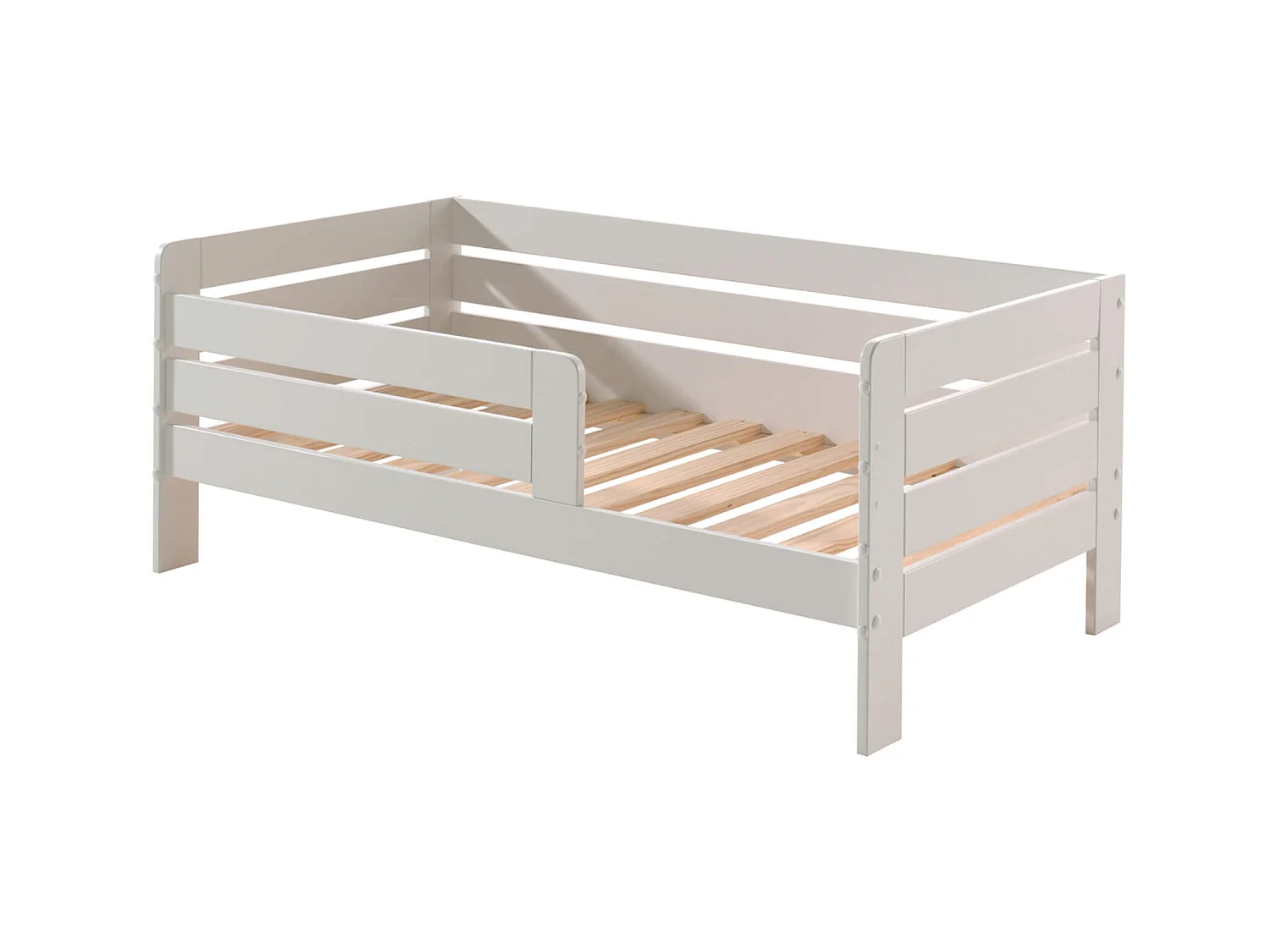 Lit enfant en bois blanc 70x140 - LT2064-1