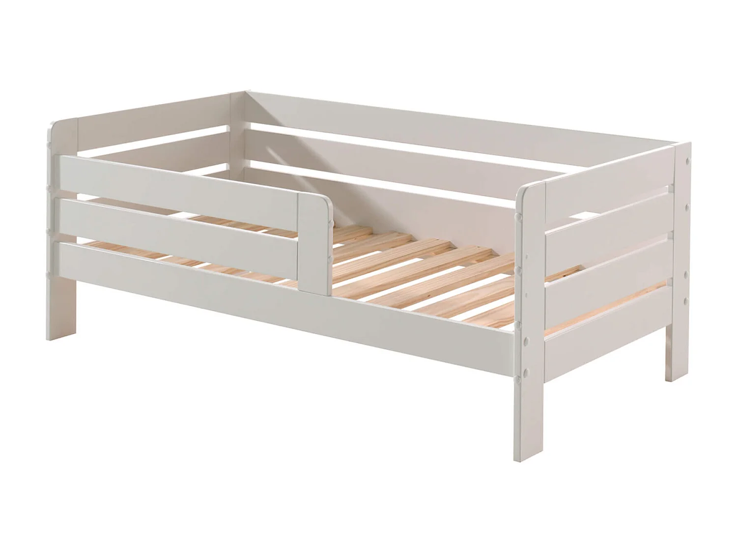 Lit enfant en bois blanc 70x140 - LT2064-1