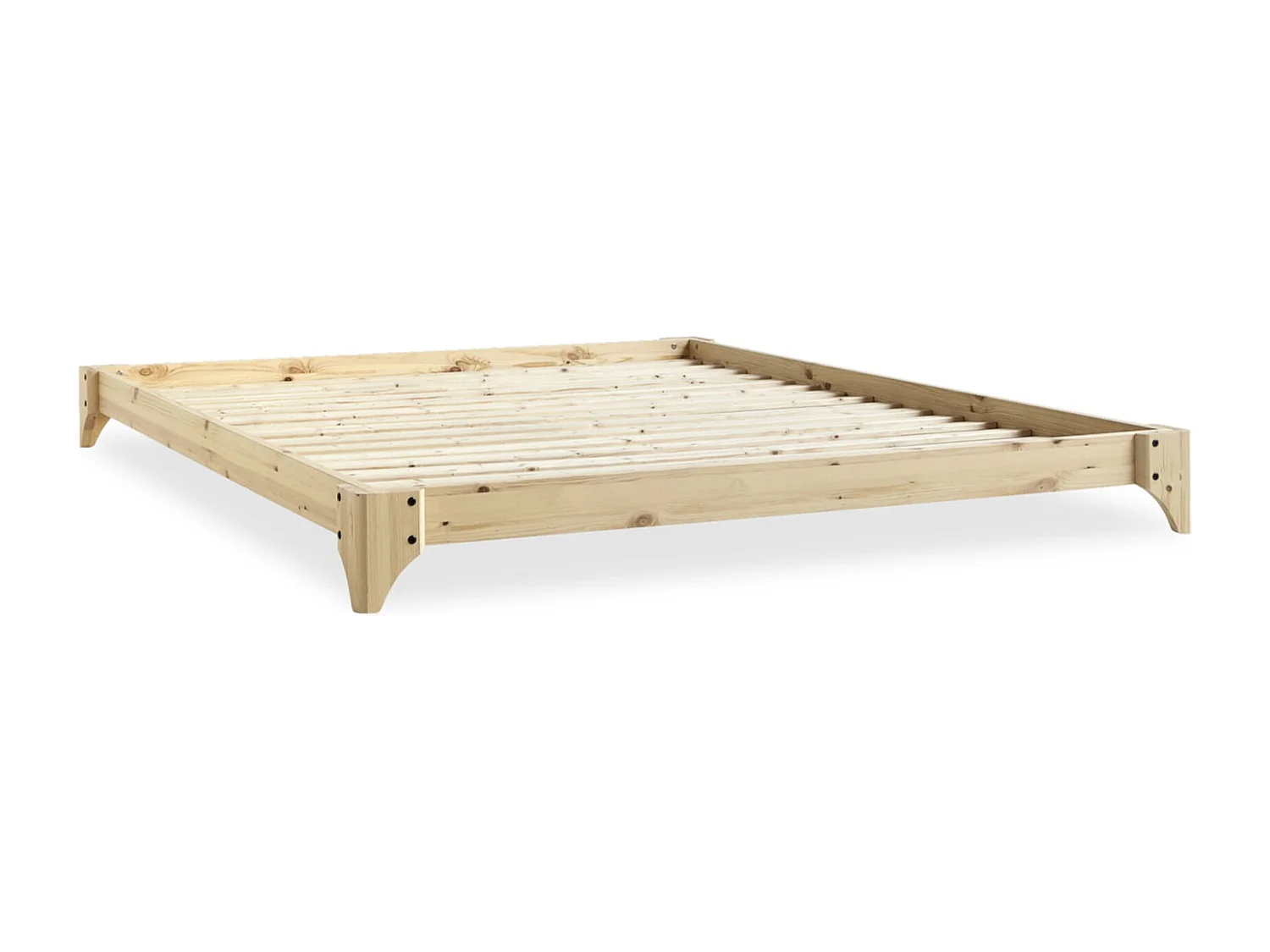 Lit ELAN en pin massif naturel avec sommier 180x200