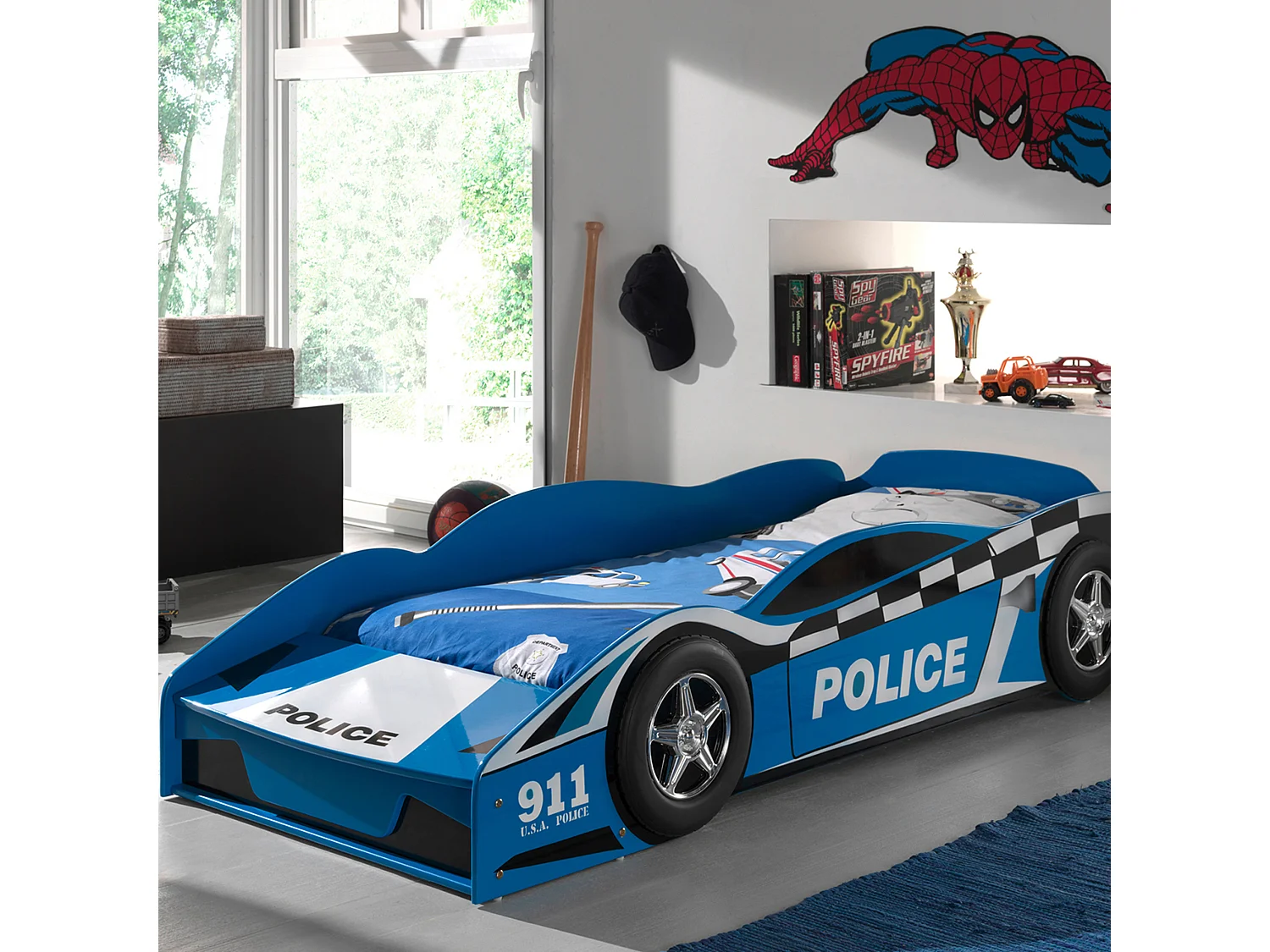 Lit Enfant Voiture de Police 70x140