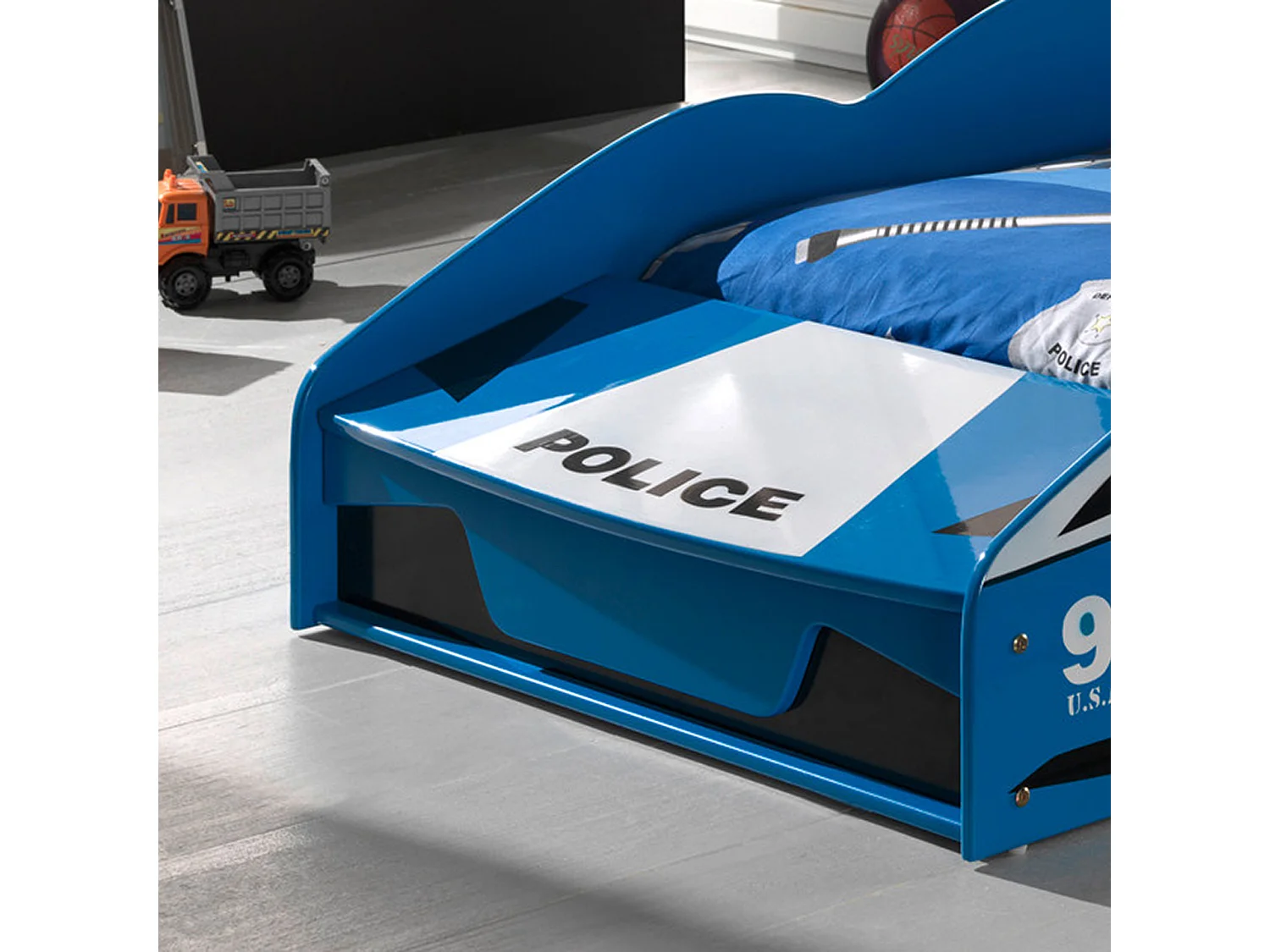 Lit Enfant Voiture de Police 70x140