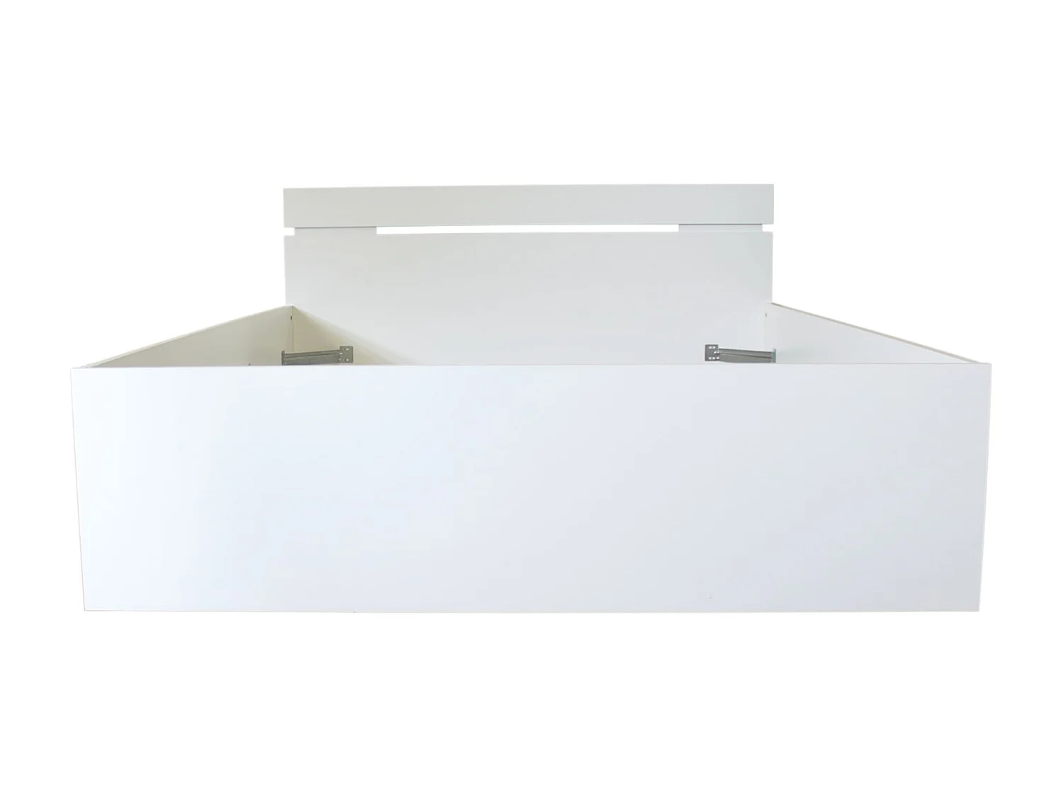 Lit Tiroirs Blanc Perle 140x190