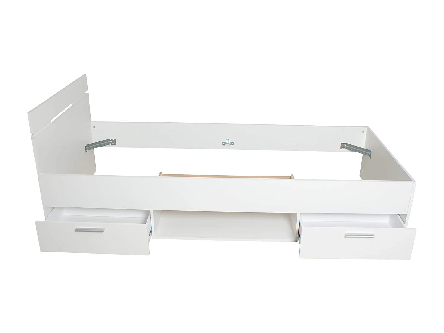 Lit Enfant Tiroirs Blanc Perle 90x200