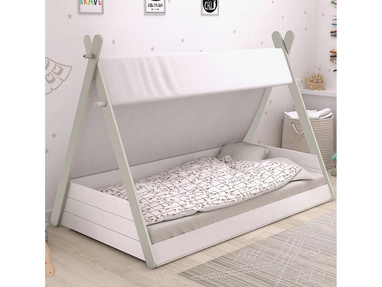 Lit enfant tipi 90x200 - Terre de Nuit