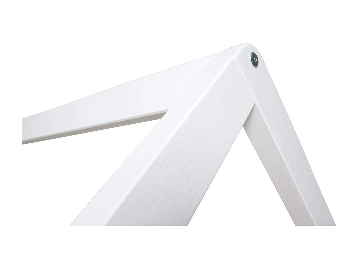 Lit cabane enfant en bois blanc 90x190 - LT14004