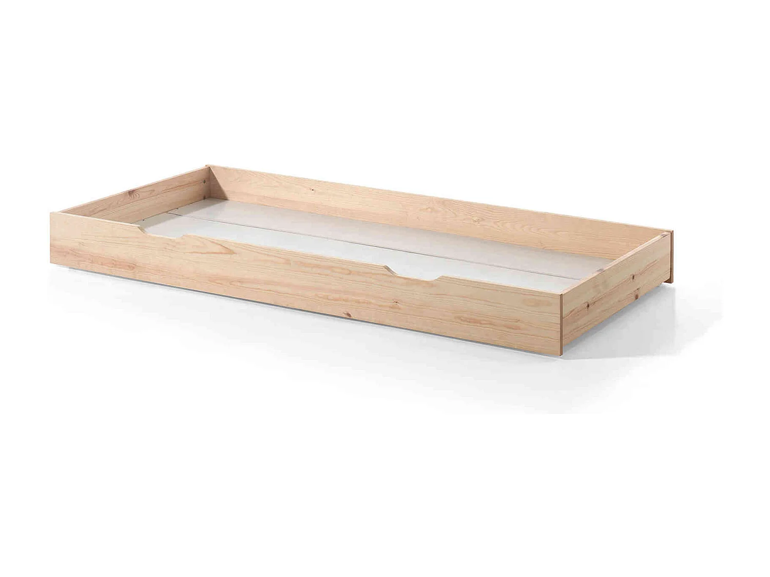 Lit cabane enfant en bois massif naturel 90x200 avec tiroir de lit - LT2024