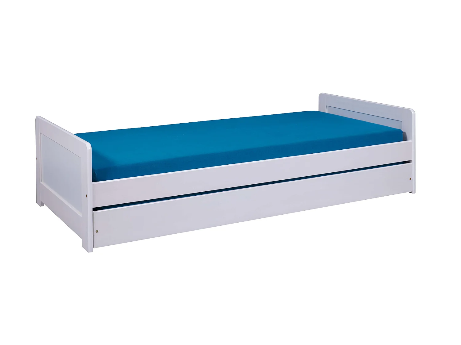 Lit gigogne avec sommier à lattes intégré 90x200 - LT12121