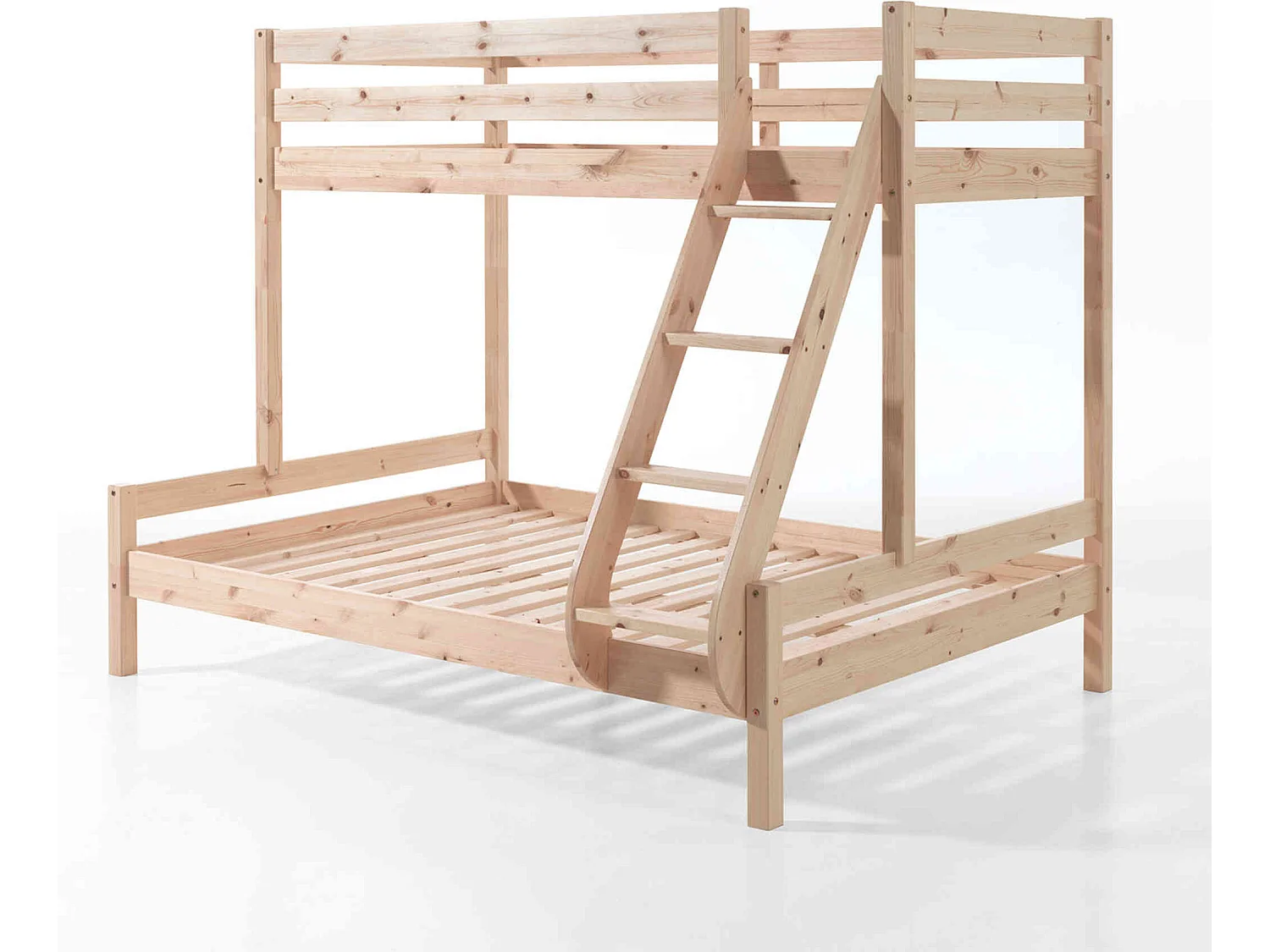 Lit superposé en pin massif naturel