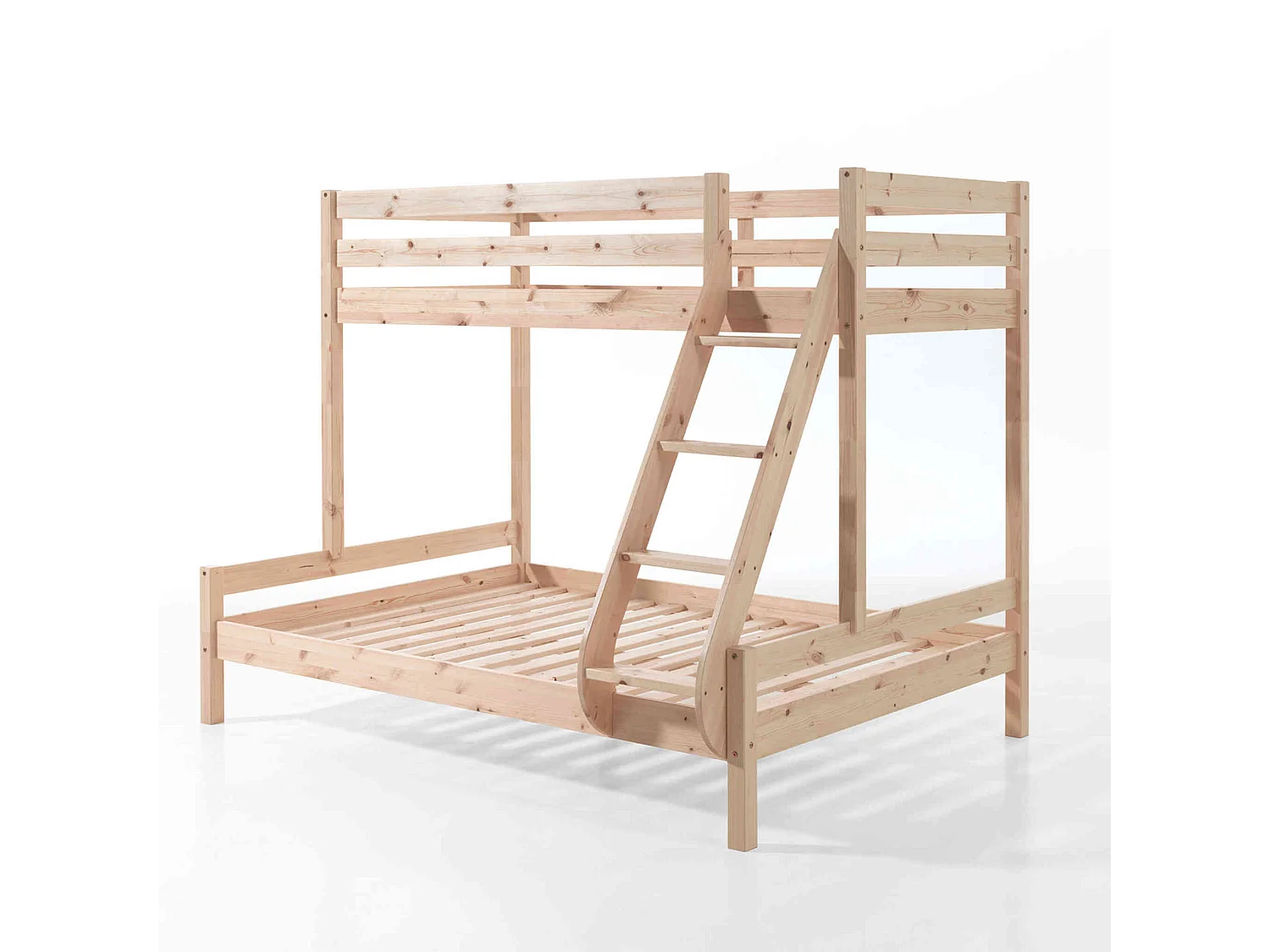 Lit superposé en pin massif naturel