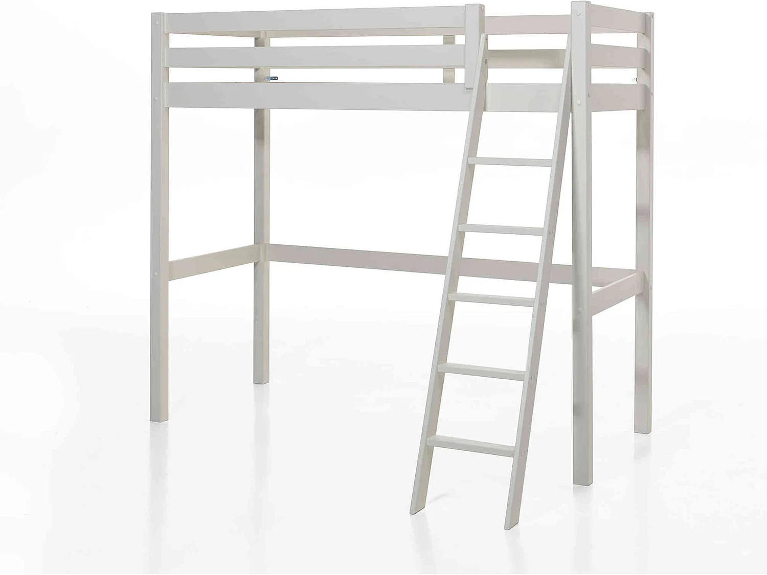 Lit Mezzanine Blanc Laqué 140x200 - Terre de Nuit