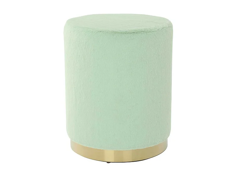 Pouf Rond Design "Nona" 44cm Menthe