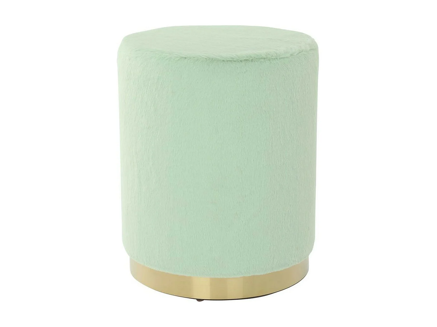 Pouf Rond Design "Nona" 44cm Menthe
