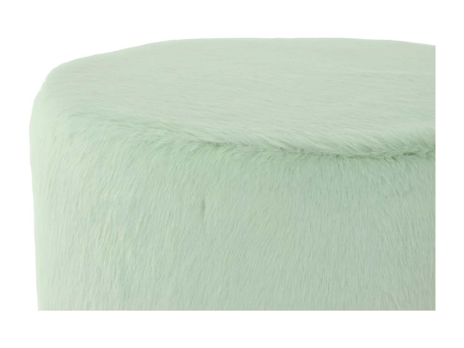 Pouf Rond Design "Nona" 44cm Menthe
