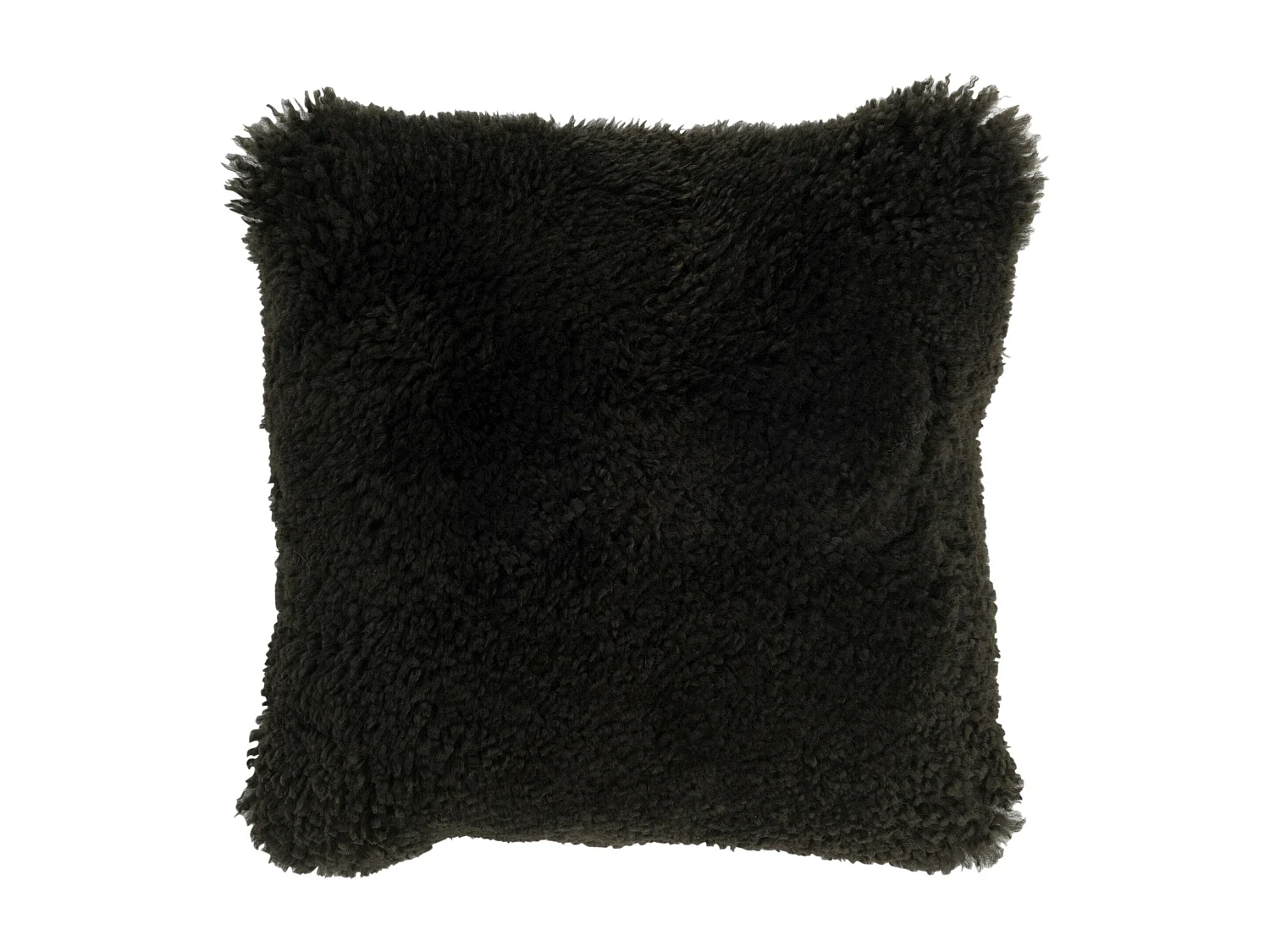 Coussin Déco "Peau de Mouton" 40x40cm Vert