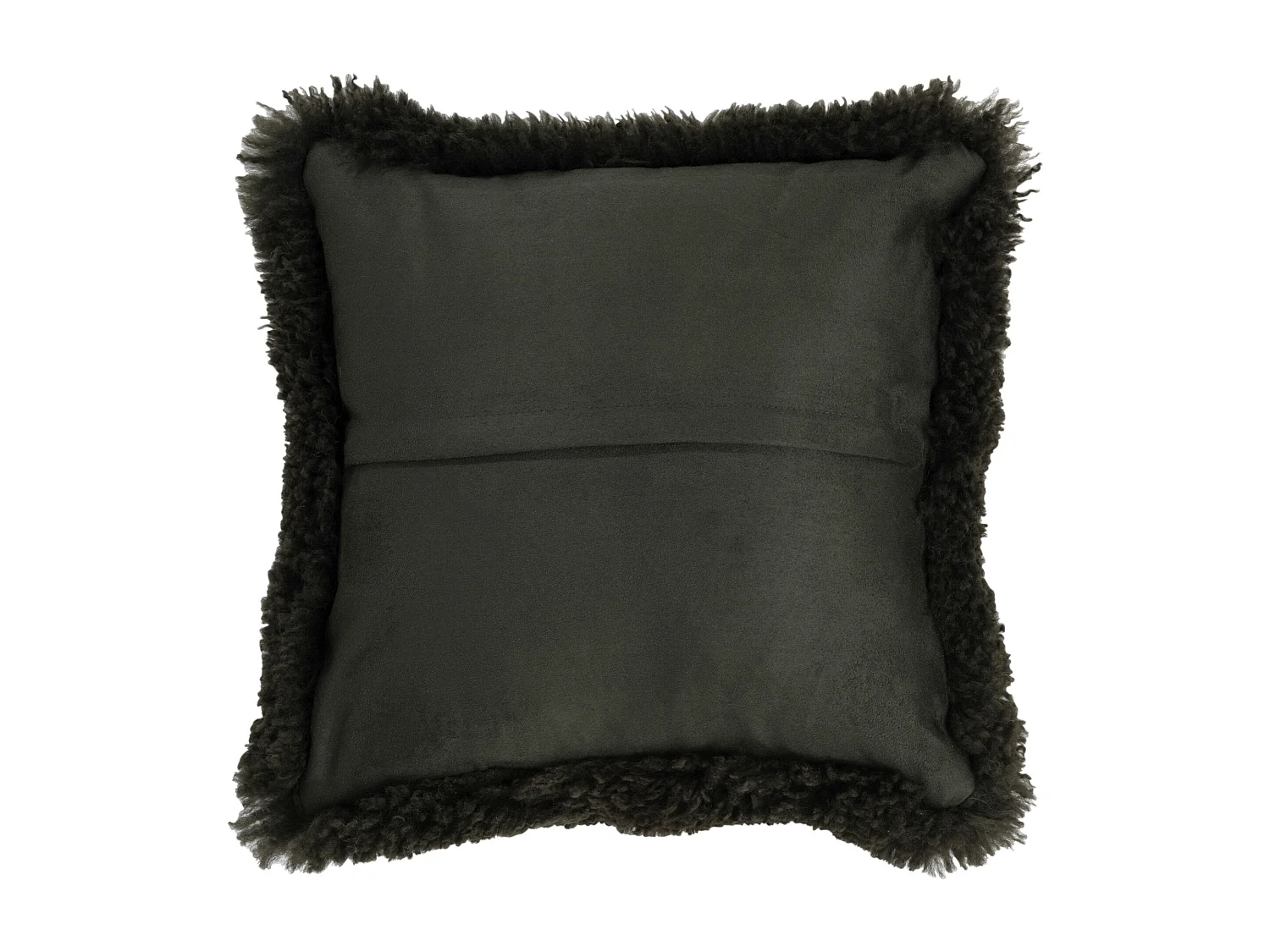 Coussin Déco "Peau de Mouton" 40x40cm Vert
