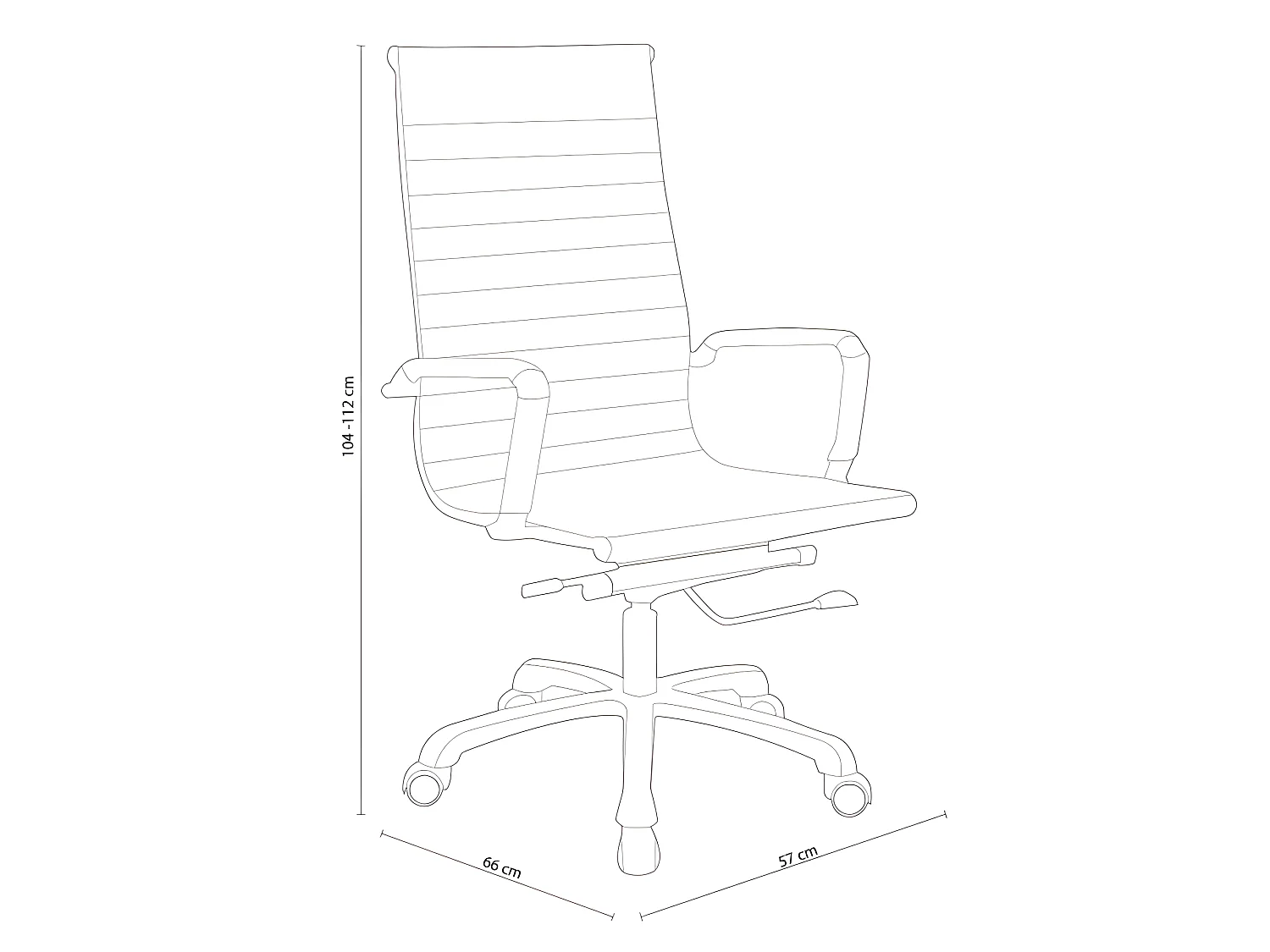 Silla de oficina Boss Negro