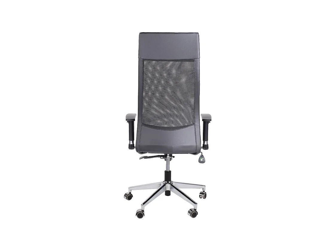 Sillón giratorio Airflow reclinable con cojín y altura regulable negro Adec