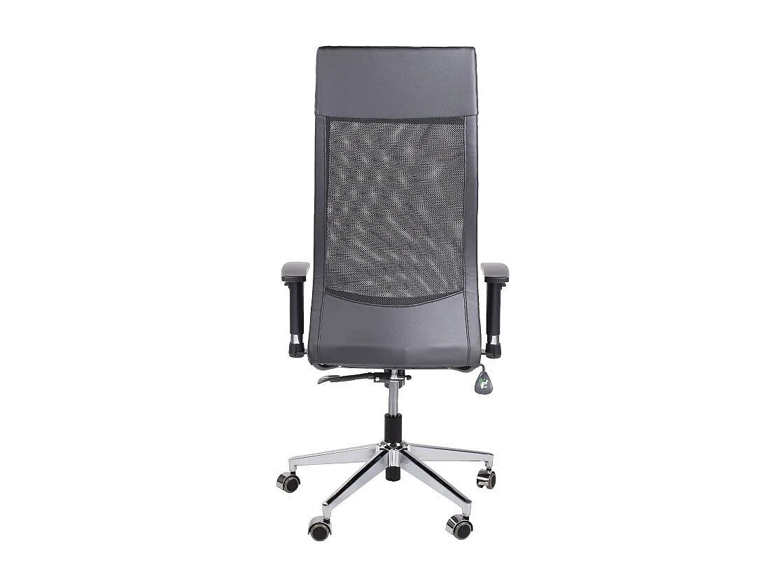 Sillón giratorio Airflow reclinable con cojín y altura regulable negro Adec