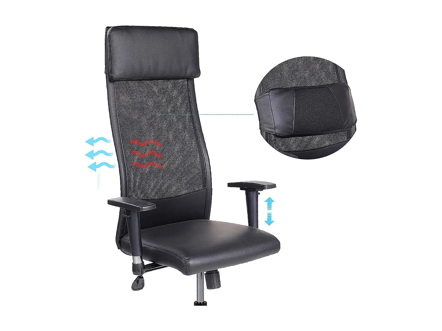 Cadeira de escritório Airflow