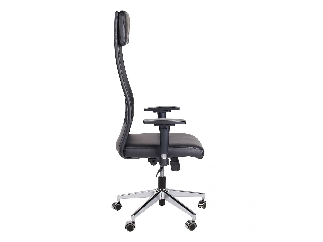 Silla de oficina con respaldo transpirable en negro 120-128x65 cm Airflow Negro