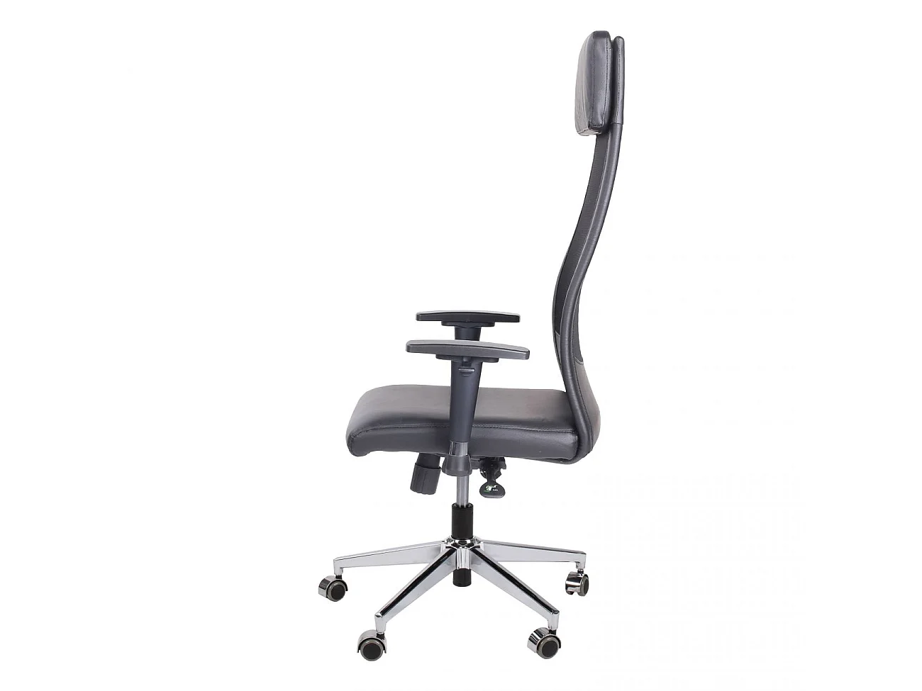 Silla de oficina con respaldo transpirable en negro 120-128x65 cm Airflow Negro