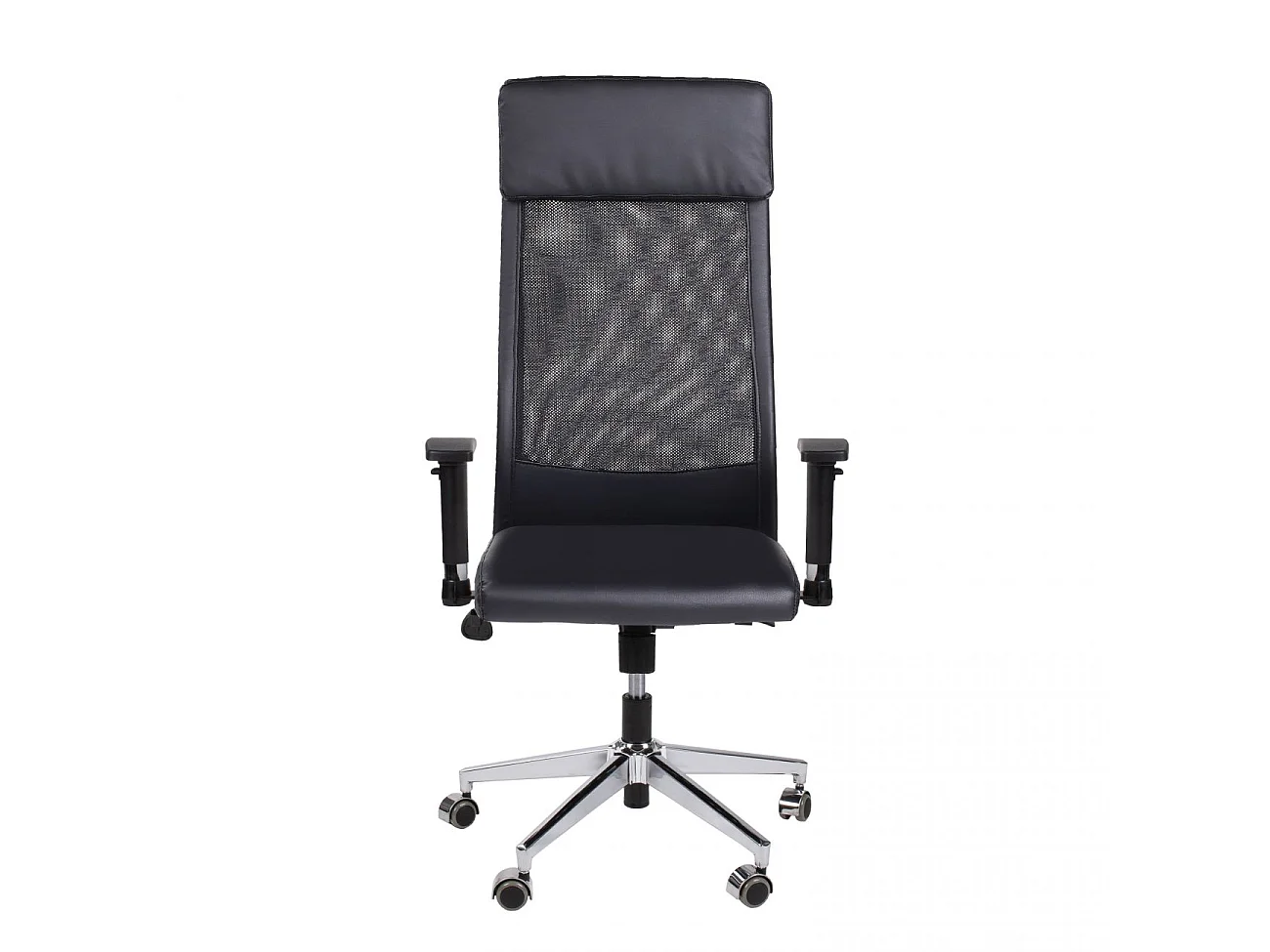 Silla de oficina con respaldo transpirable en negro 120-128x65 cm Airflow Negro