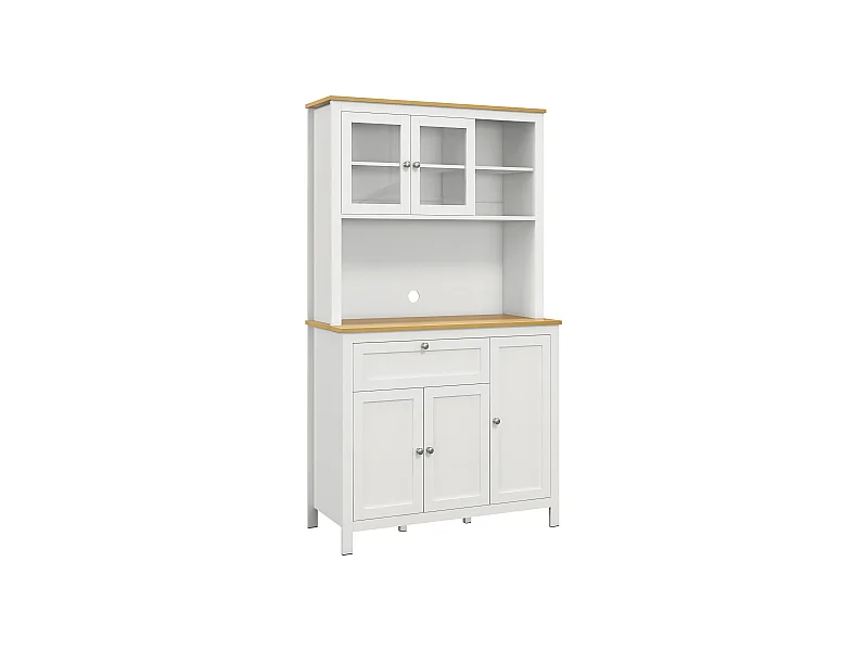 Alacena de cocina blanco 100x40x180 cm HOMCOM