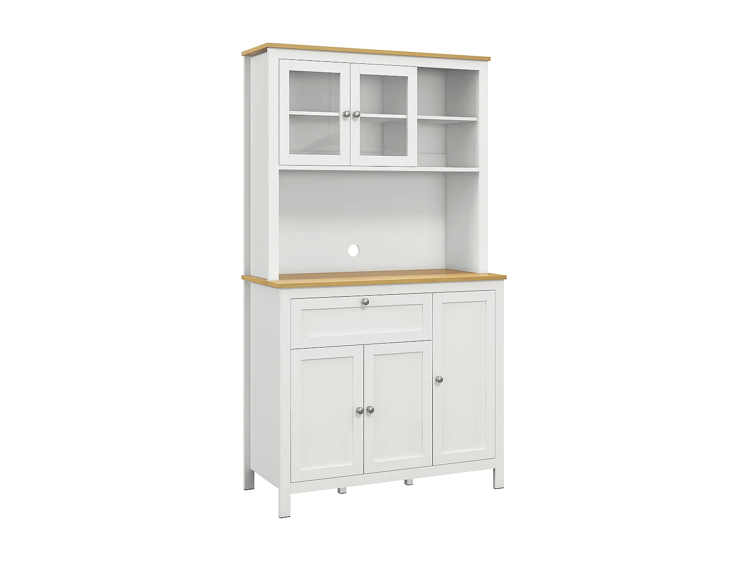 Alacena de cocina blanco 100x40x180 cm HOMCOM