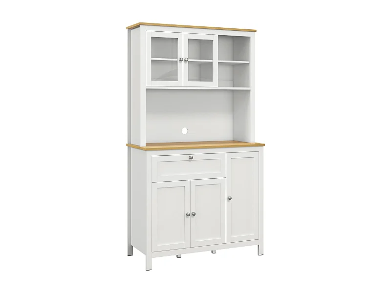 Alacena de cocina blanco 100x40x180 cm HOMCOM